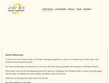 Tablet Screenshot of praxis-boes.de